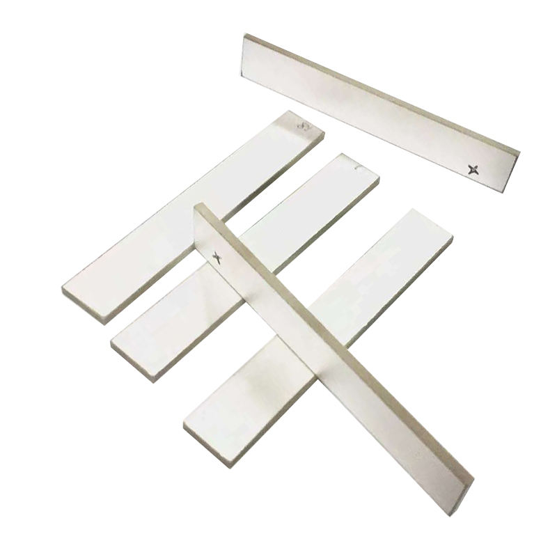 Customized Strip PZT Element High Dielectric Voltage Ceramic Rigorously Tested Barium Titanate Plate Piezoelectric Ceramics